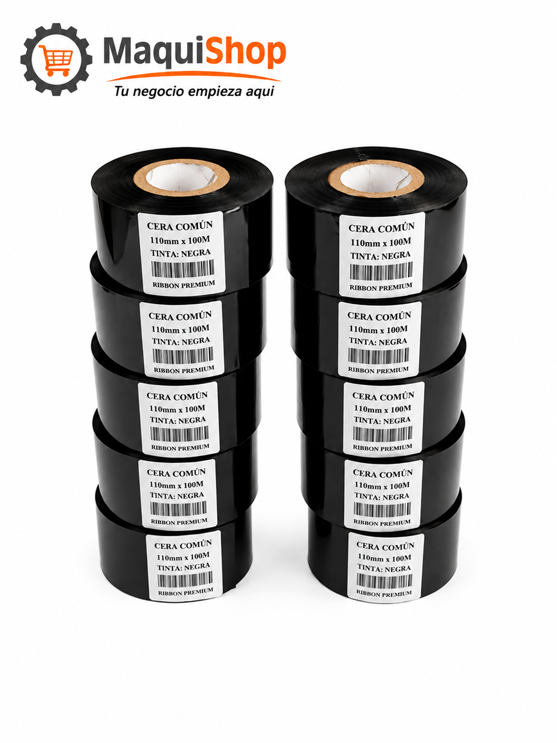COD108 LOTE DE 20 ROLLOS PARA CODIFICADORA TÉRMICA 30MM*100MTS