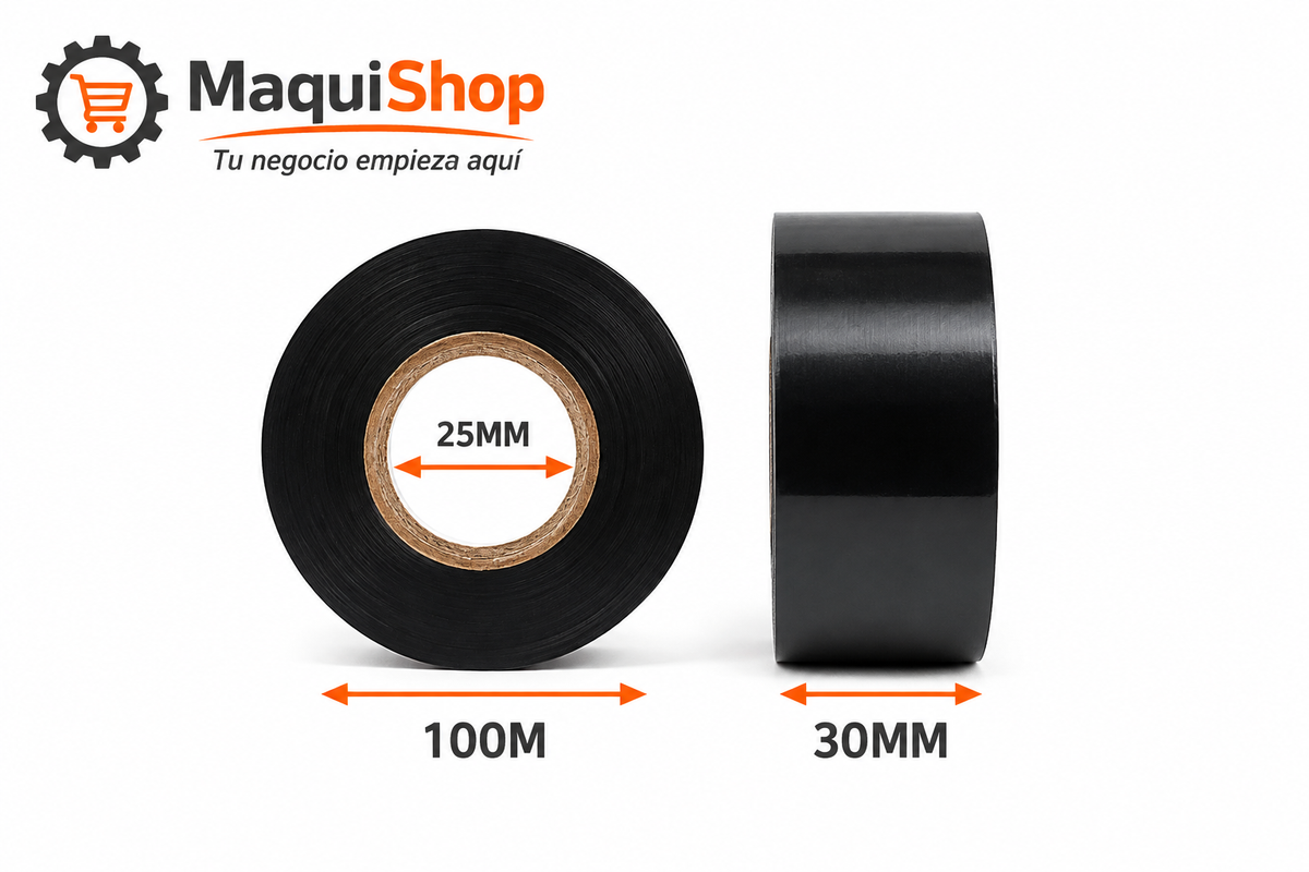 COD108 LOTE DE 20 ROLLOS PARA CODIFICADORA TÉRMICA 30MM*100MTS