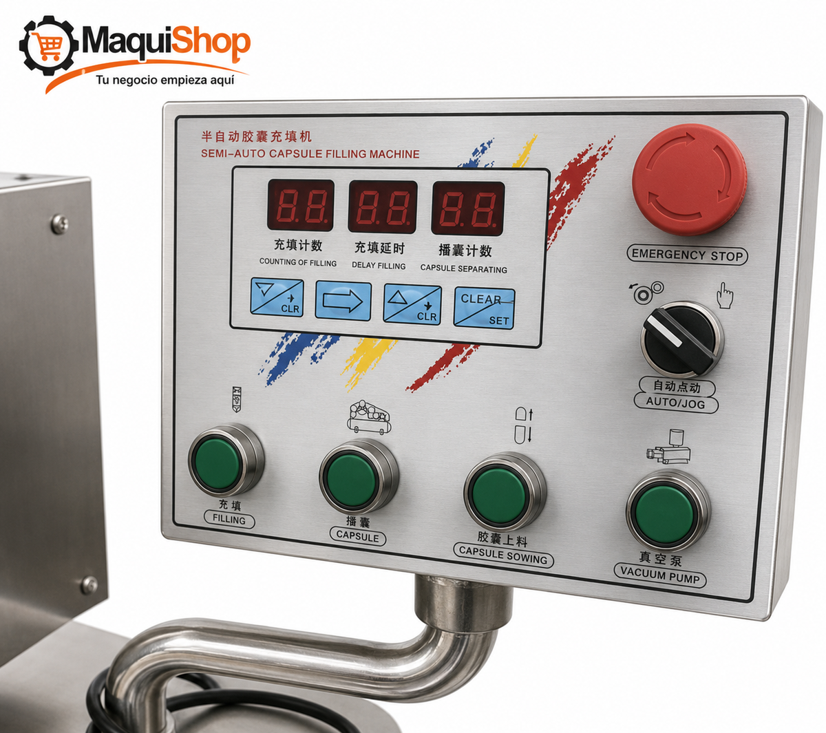 ENC109 ENCAPSULADORA SEMIAUTOMATICA MOD JTJ-4