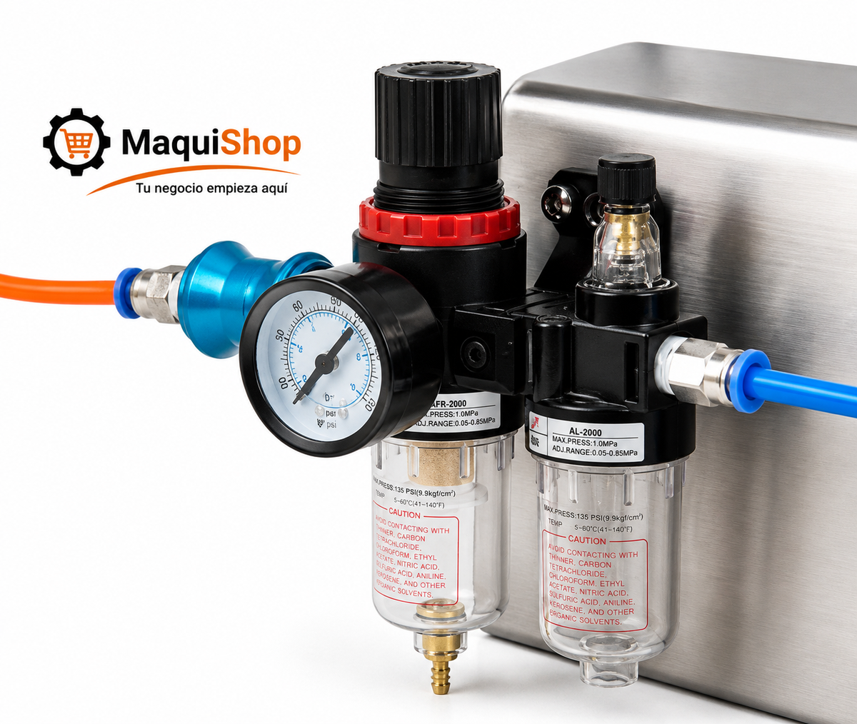 LEV117 LLENADORA SEMIAUTOMATICA PARA VISCOSOS DE 100 A 1000ML DOS BOQUILLAS