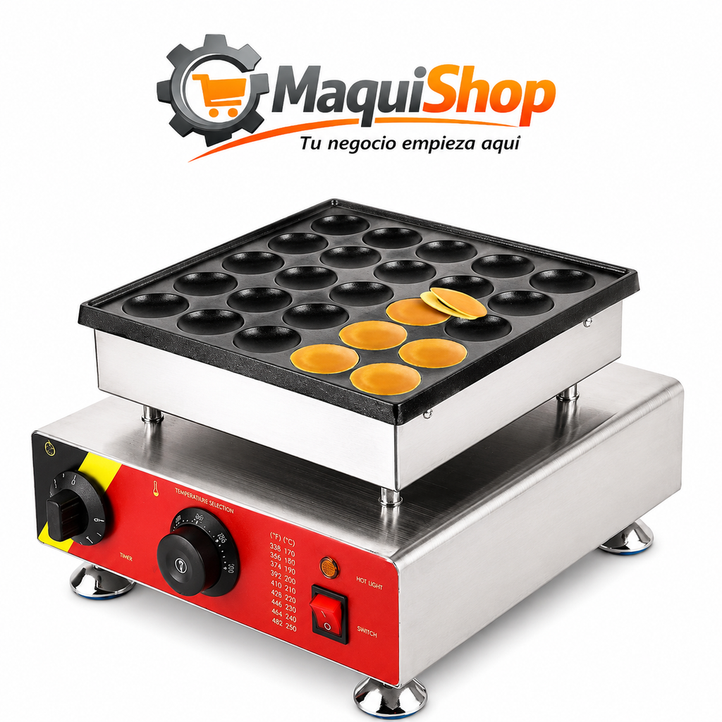 REP173 MAQUINA DE MINI HOT CAKES 25PZA