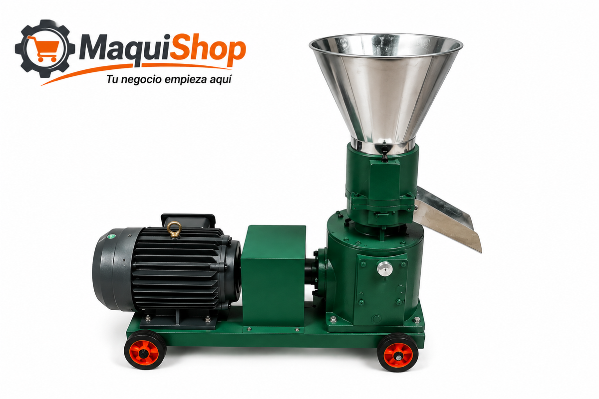PEL101 MAQUINA PELETIZADORA PARA ELABORACION DE ALIMENTOS PARA ANIMALES MOD150
