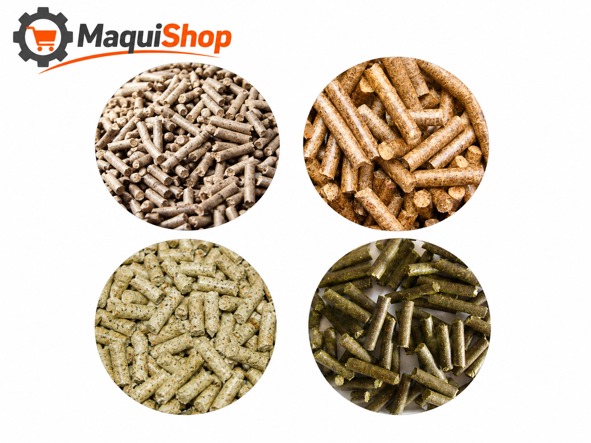 PEL101 MÁQUINA PELETIZADORA PARA LA ELABORACIÓN DE ALIMENTOS PARA ANIMALES